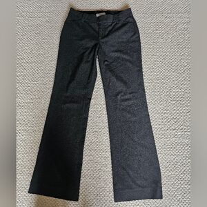 Gap Curvy Fit Stretch Trousers 4 Charcoal Gray Wide Leg